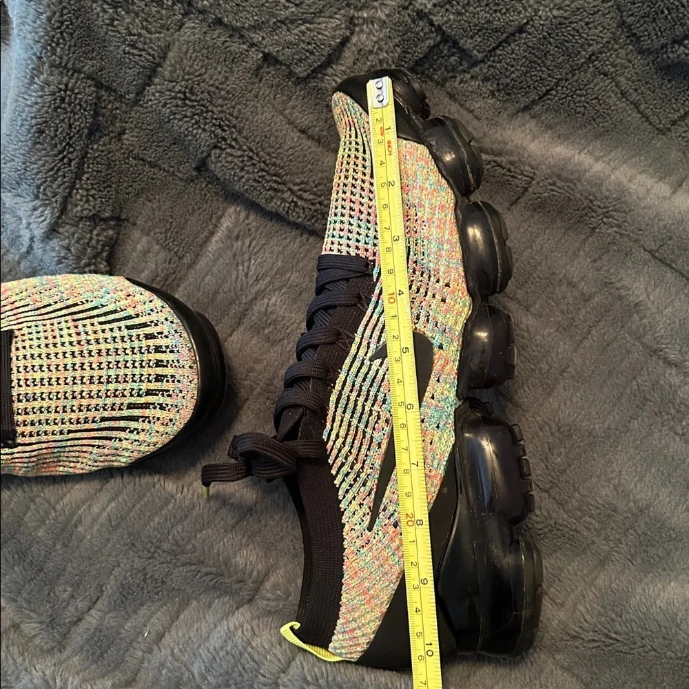 Nike Air Vapormax Flyknit Multicolor Knit Women’s Sneakers size 10.5 - Picture 9 of 9